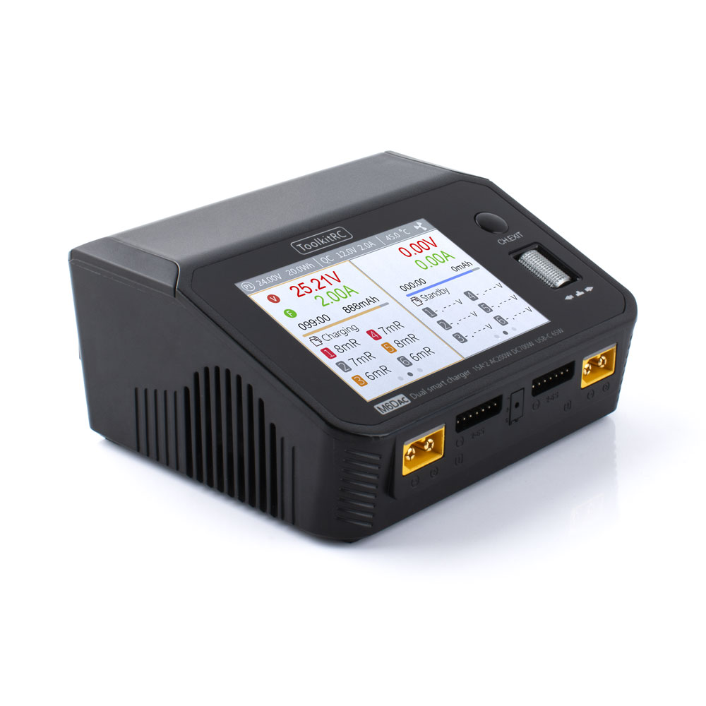 ToolkitRC M6DAC двухканальное  – обзор и цена Toolkitrc M6Dac Smart Charger