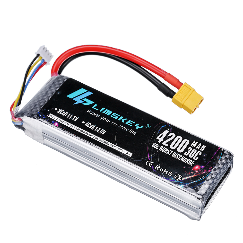 2S 3S 4S Lipo аккумулятор 7,4  – обзор и цена 4S Lipo Battery 14.8V 6000Mah