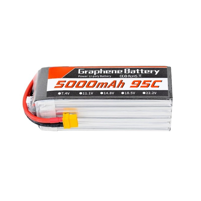 Графеновая LiPo батарея 5000 м – обзор и цена 6S Lipo Battery 22.2V 5000Mah